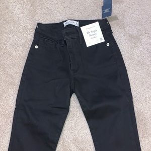 Abercrombie and Fitch Super Skinny Mid Rise Jeans